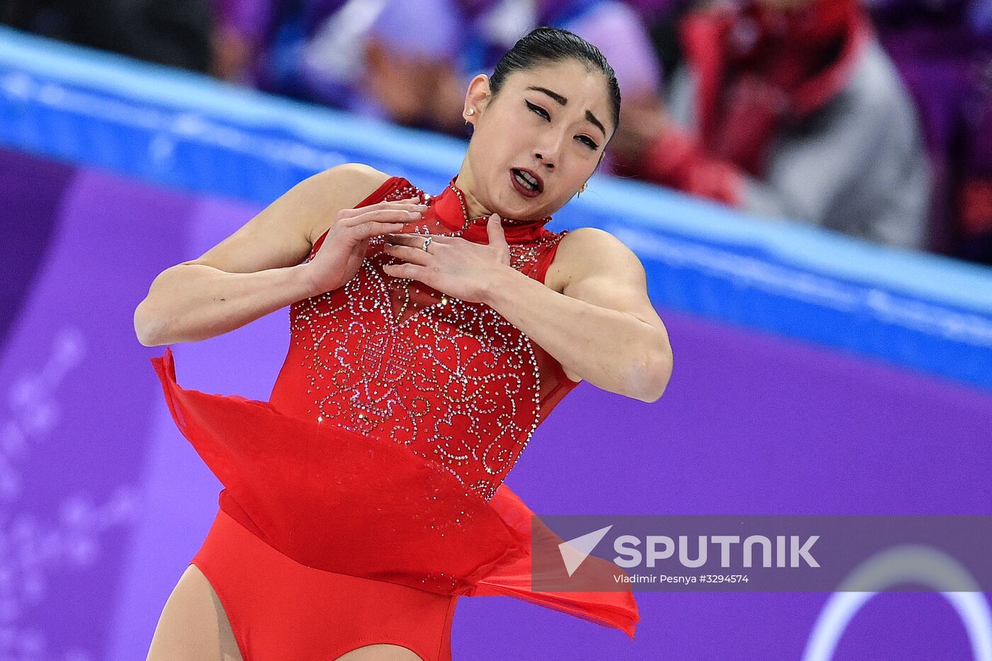 2018 Winter Olympics. Figure skating. Teams. Women. Free program