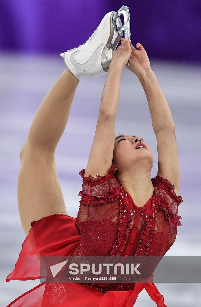 2018 Winter Olympics. Figure skating. Teams. Women. Free program
