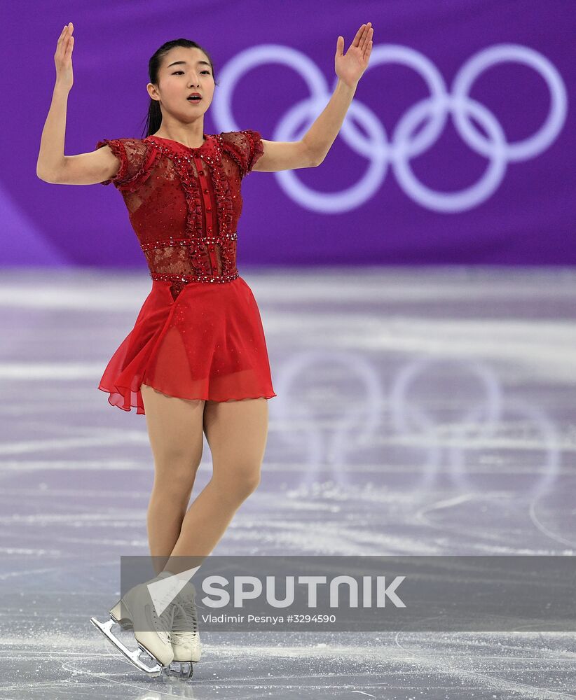 2018 Winter Olympics. Figure skating. Teams. Women. Free program