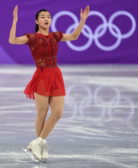 2018 Winter Olympics. Figure skating. Teams. Women. Free program