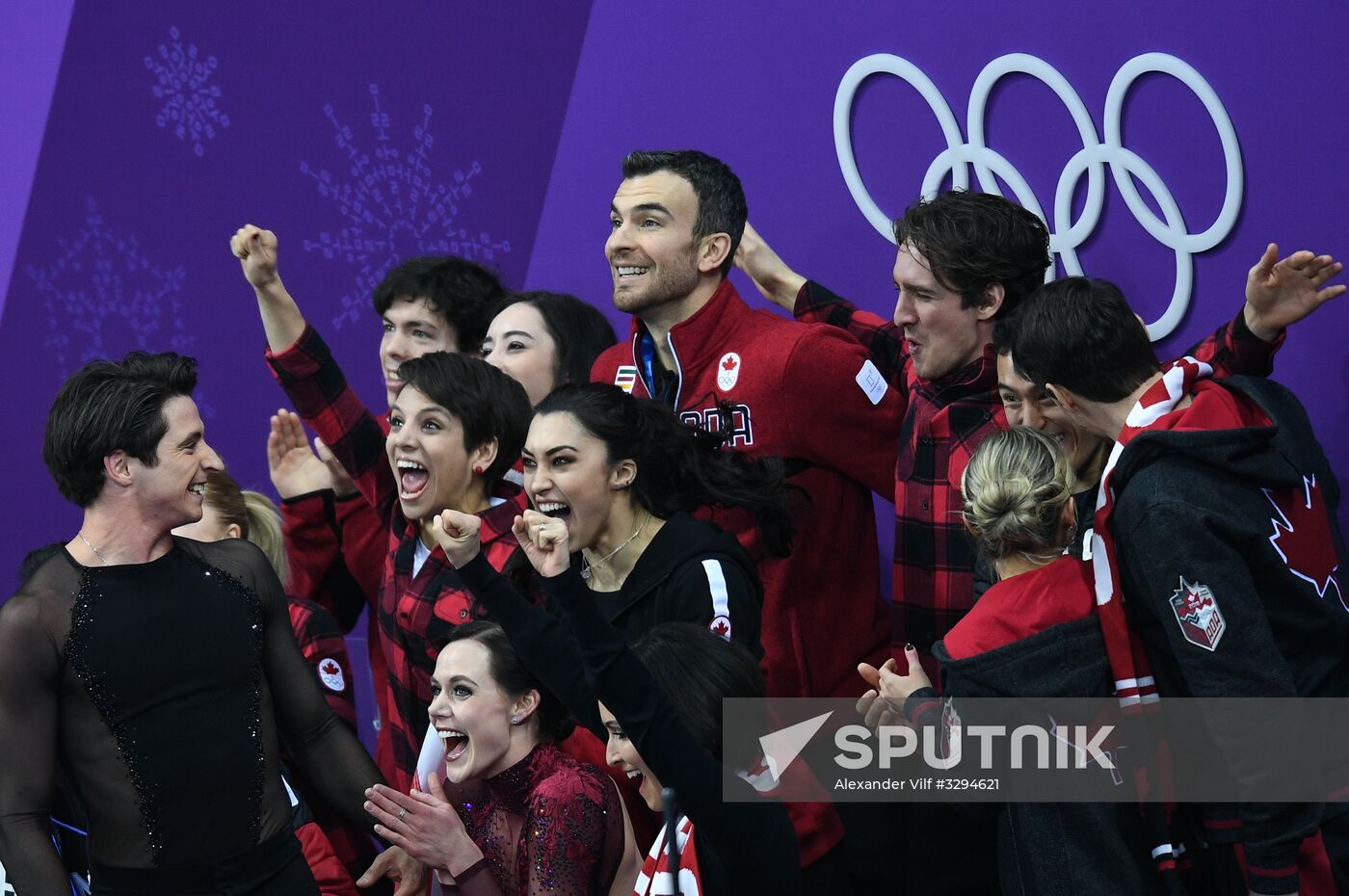 2018 Winter Olympics. Figure skating. Teams. Ice dance. Free skating
