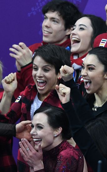 2018 Winter Olympics. Figure skating. Teams. Ice dance. Free skating