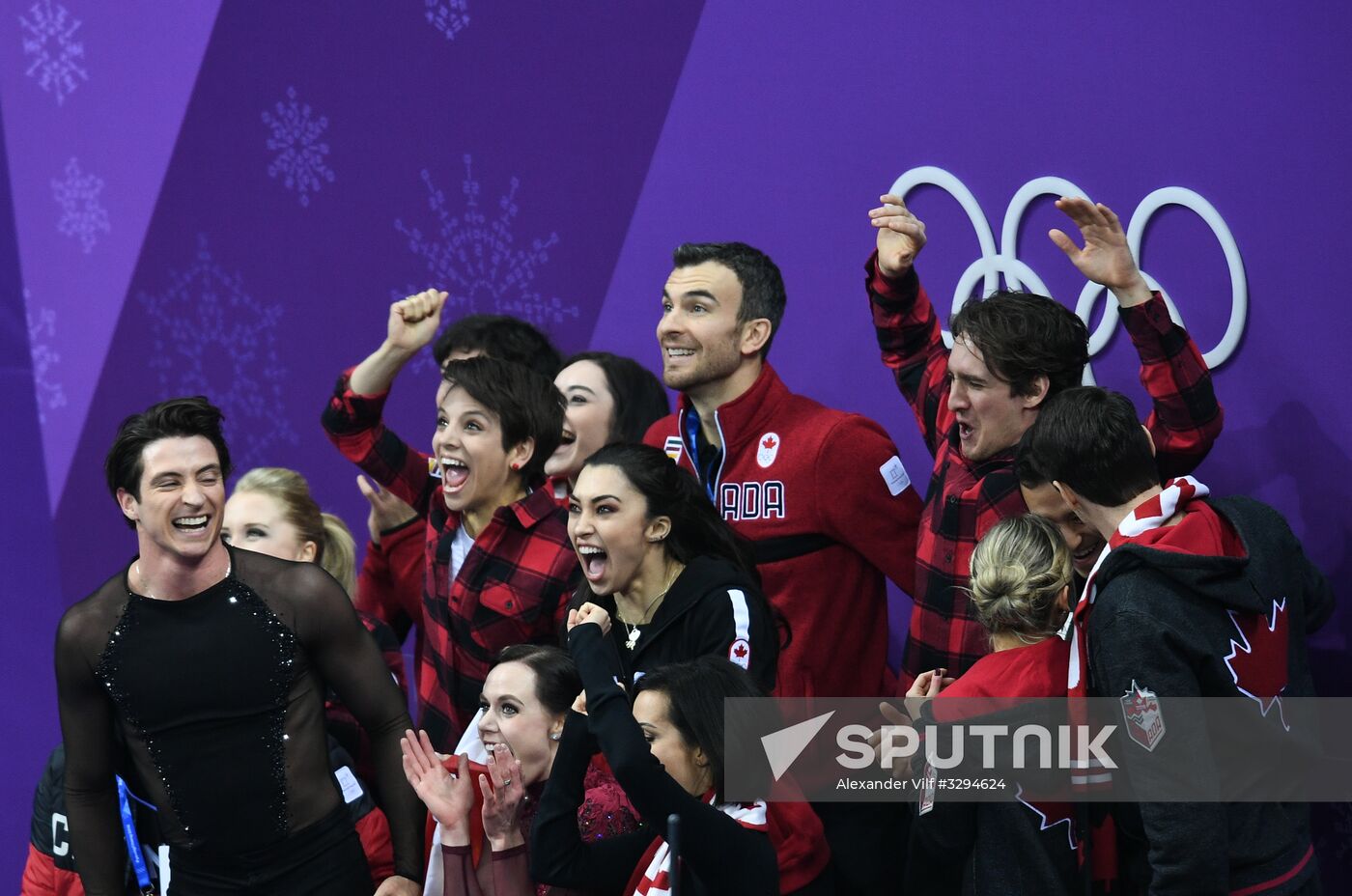 2018 Winter Olympics. Figure skating. Teams. Ice dance. Free skating