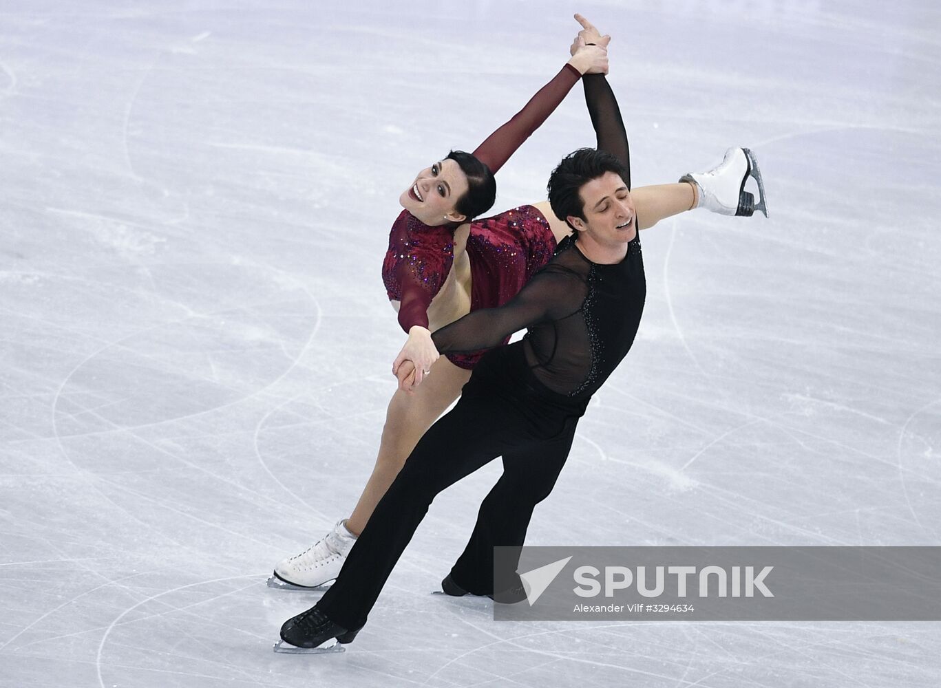 2018 Winter Olympics. Figure skating. Teams. Ice dance. Free skating