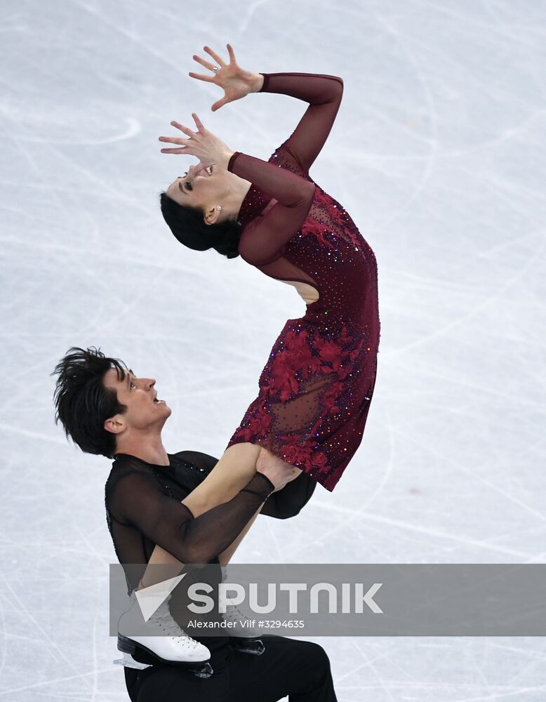 2018 Winter Olympics. Figure skating. Teams. Ice dance. Free skating