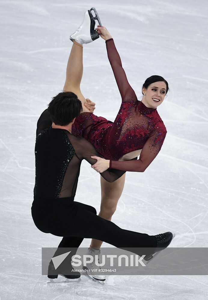 2018 Winter Olympics. Figure skating. Teams. Ice dance. Free skating