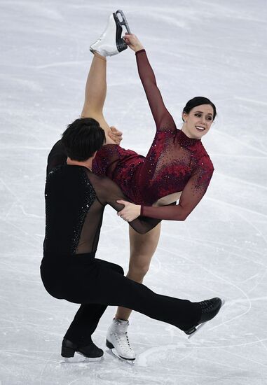 2018 Winter Olympics. Figure skating. Teams. Ice dance. Free skating