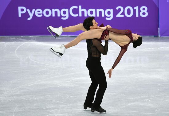 2018 Winter Olympics. Figure skating. Teams. Ice dance. Free skating