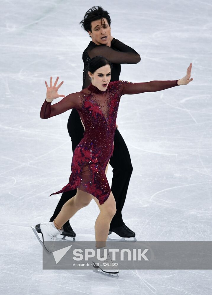 2018 Winter Olympics. Figure skating. Teams. Ice dance. Free skating