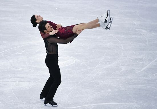 2018 Winter Olympics. Figure skating. Teams. Ice dance. Free skating