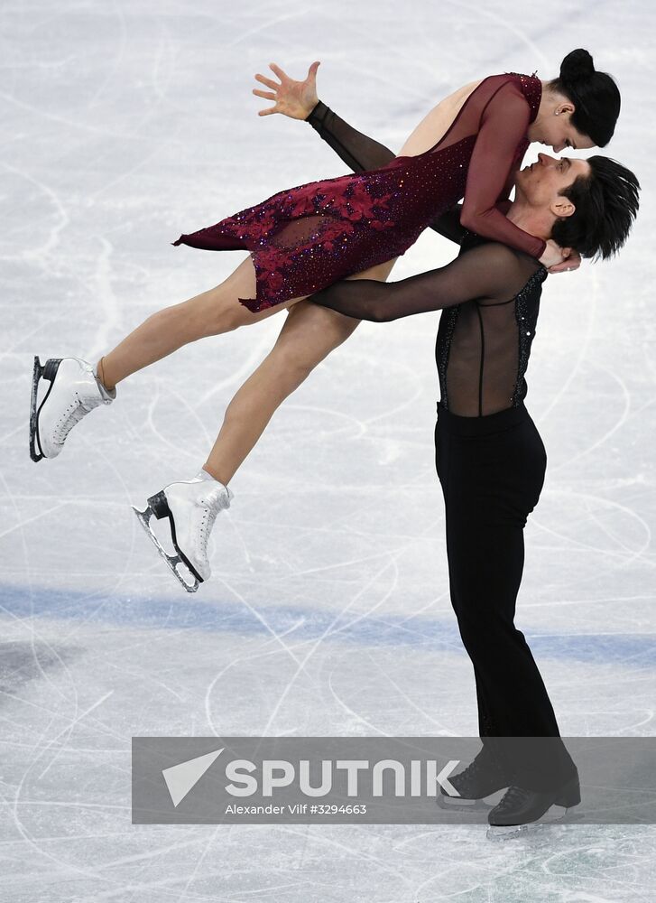 2018 Winter Olympics. Figure skating. Teams. Ice dance. Free skating