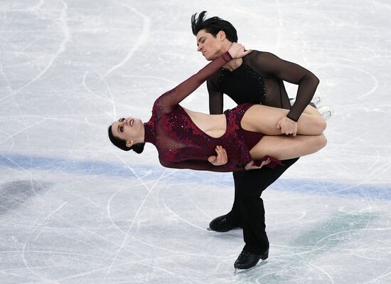 2018 Winter Olympics. Figure skating. Teams. Ice dance. Free skating