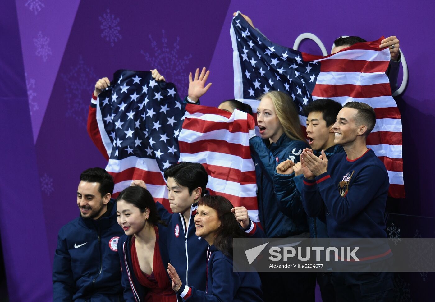 2018 Winter Olympics. Figure skating. Teams. Ice dance. Free skating