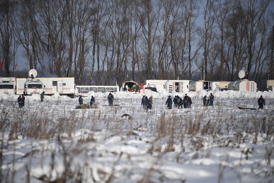 An-148 crashes in Moscow region