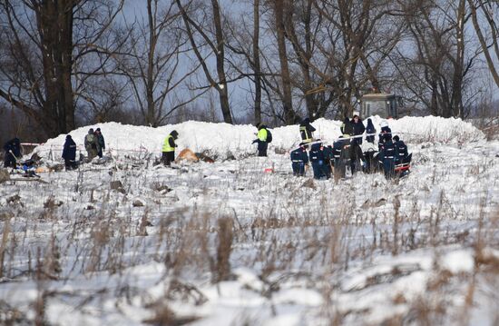 An-148 crashes in Moscow region