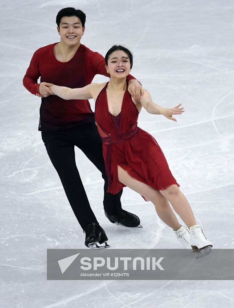 2018 Winter Olympics. Figure skating. Teams. Ice dance. Free skating