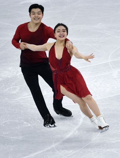 2018 Winter Olympics. Figure skating. Teams. Ice dance. Free skating