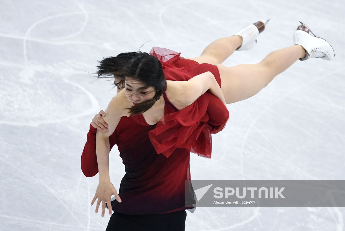 2018 Winter Olympics. Figure skating. Teams. Ice dance. Free skating