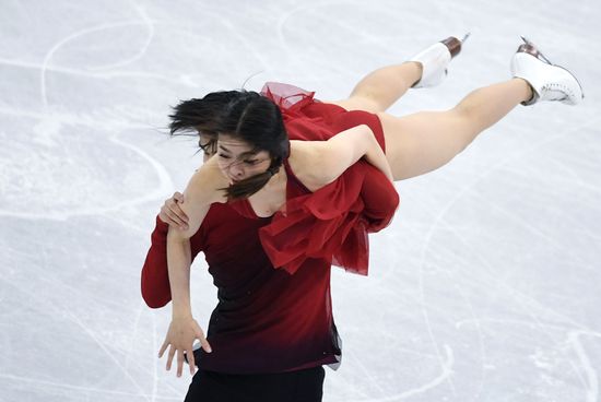 2018 Winter Olympics. Figure skating. Teams. Ice dance. Free skating