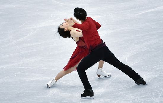 2018 Winter Olympics. Figure skating. Teams. Ice dance. Free skating