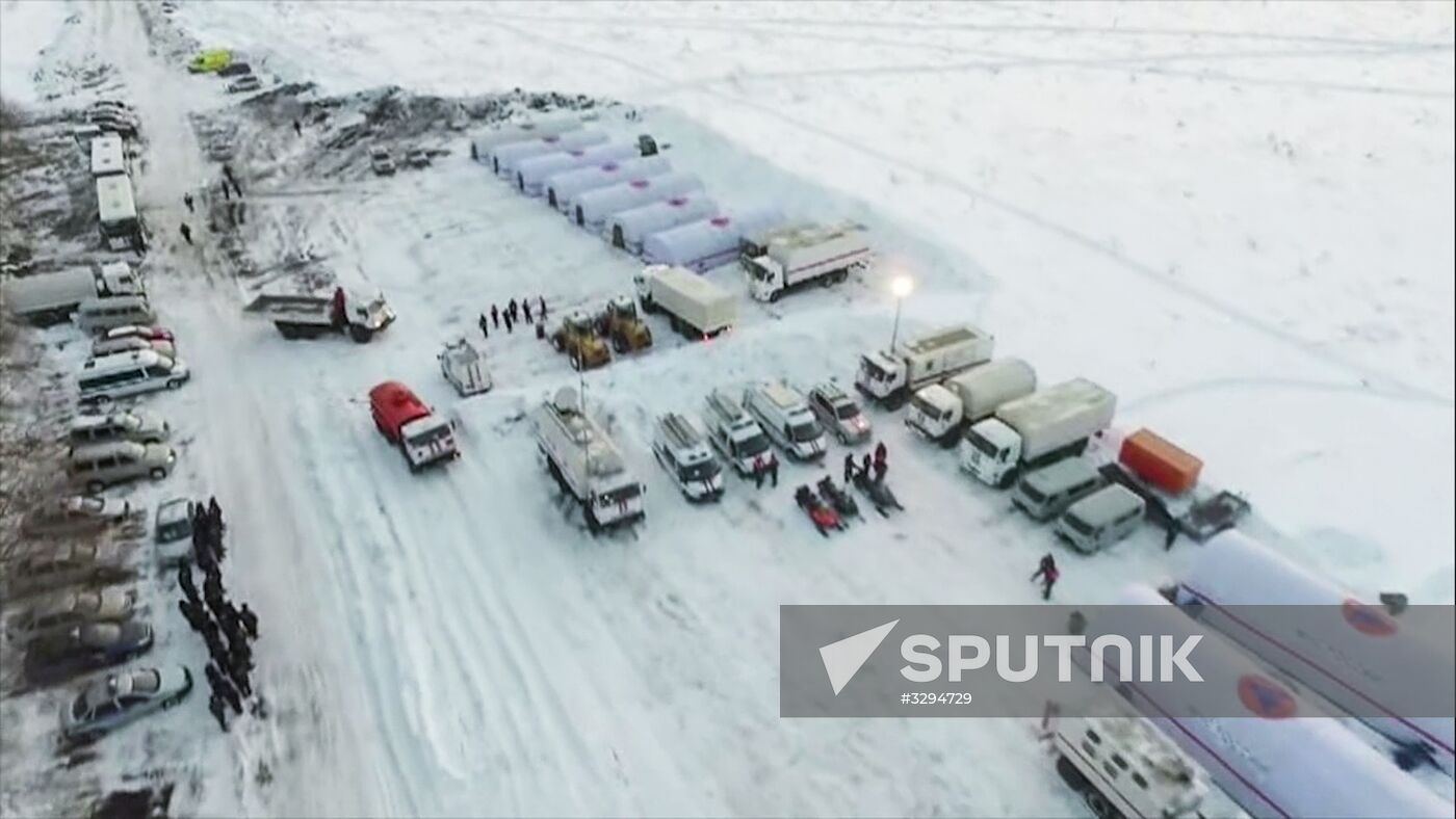 An-148 crashes in Moscow region