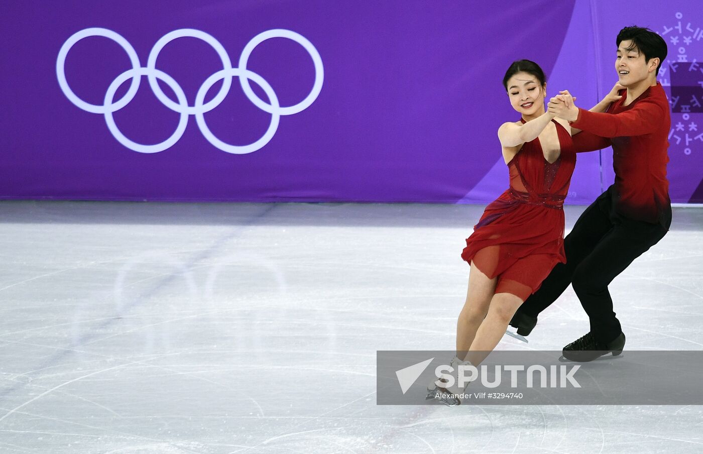 2018 Winter Olympics. Figure skating. Teams. Ice dance. Free skating