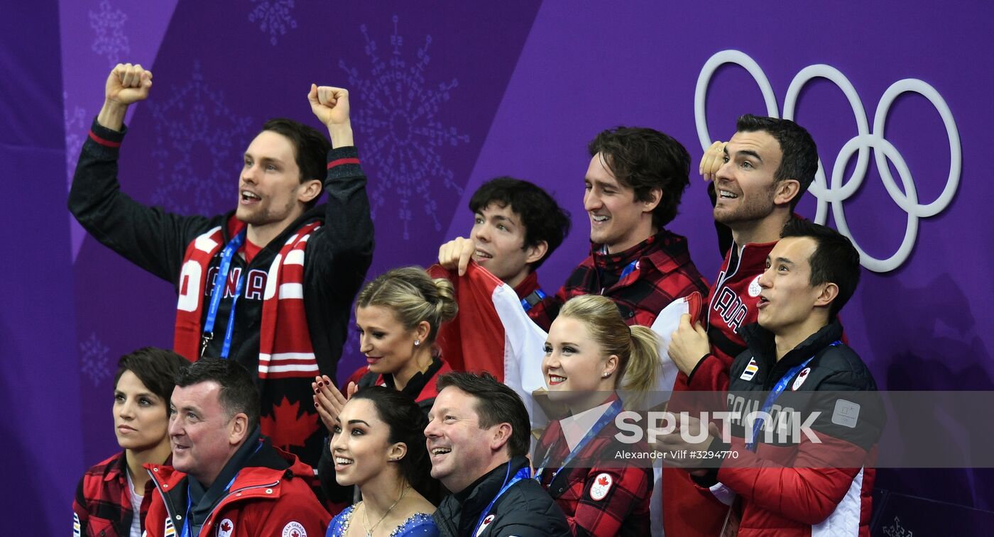 2018 Winter Olympics. Figure skating. Teams. Women. Free program