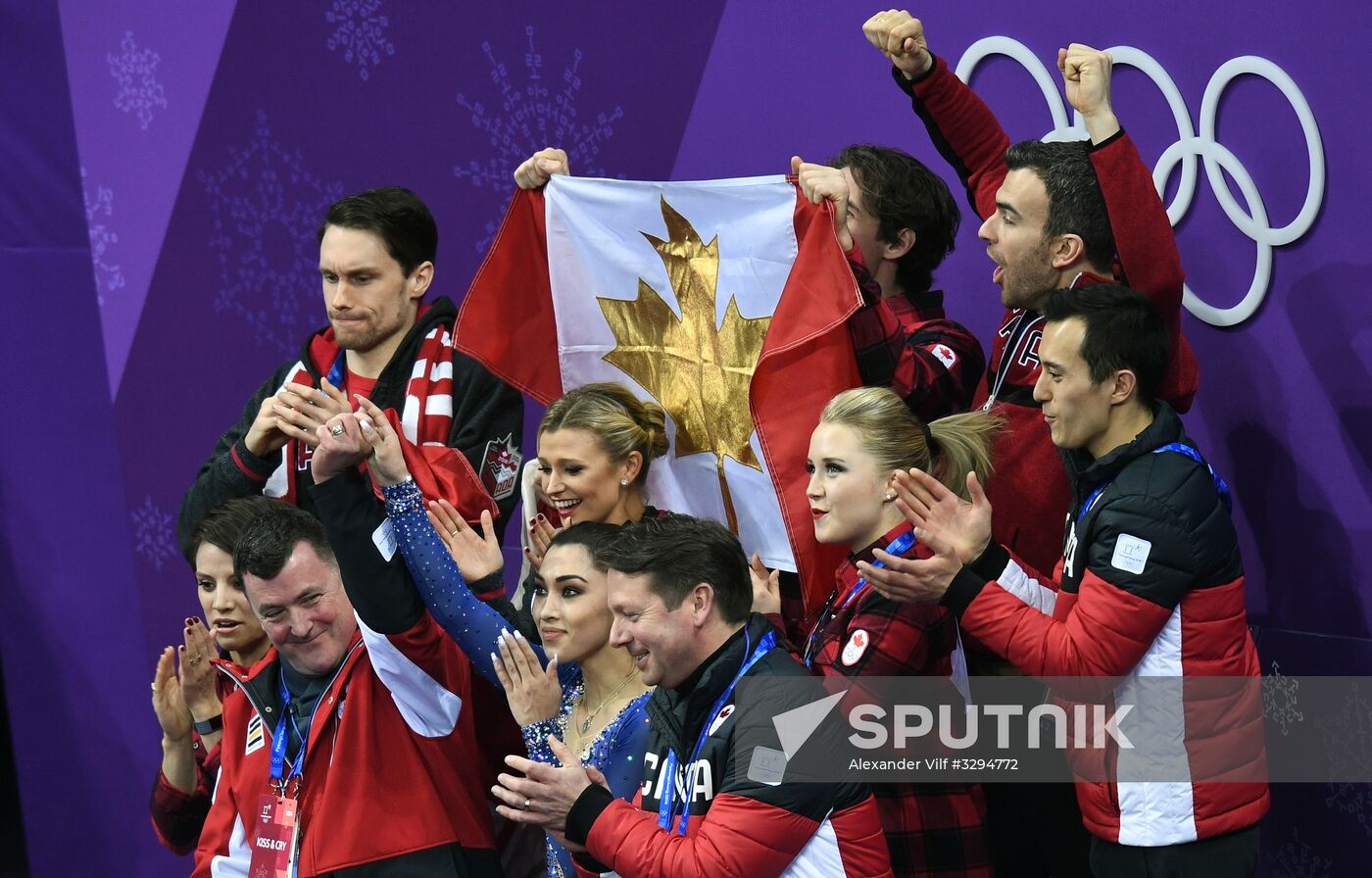 2018 Winter Olympics. Figure skating. Teams. Women. Free program