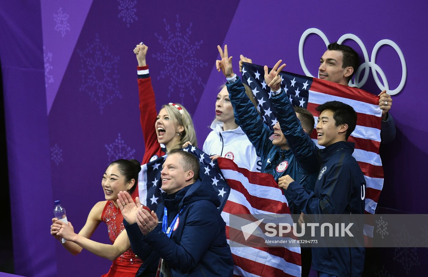 2018 Winter Olympics. Figure skating. Teams. Women. Free program