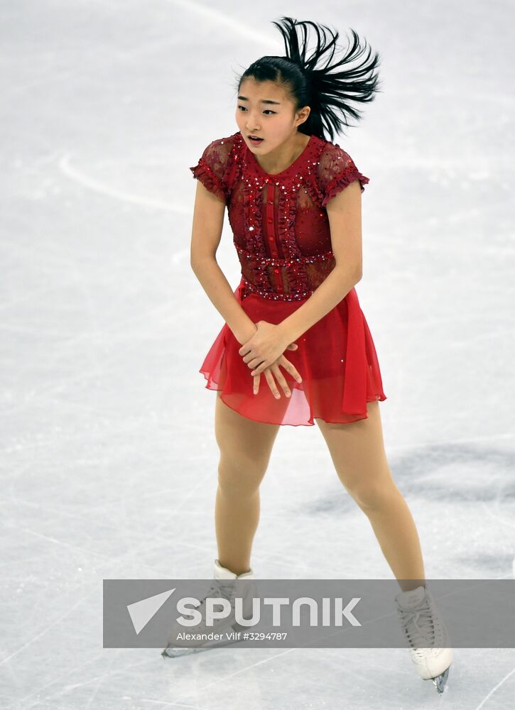 2018 Winter Olympics. Figure Skating. Teams. Ladies. Free Program