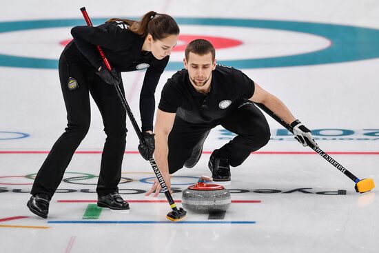 2018 Winter Olympics. Curling. Mixed. Russia vs Switzerland
