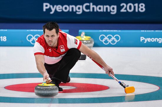 2018 Winter Olympics. Curling. Mixed. Russia vs Switzerland