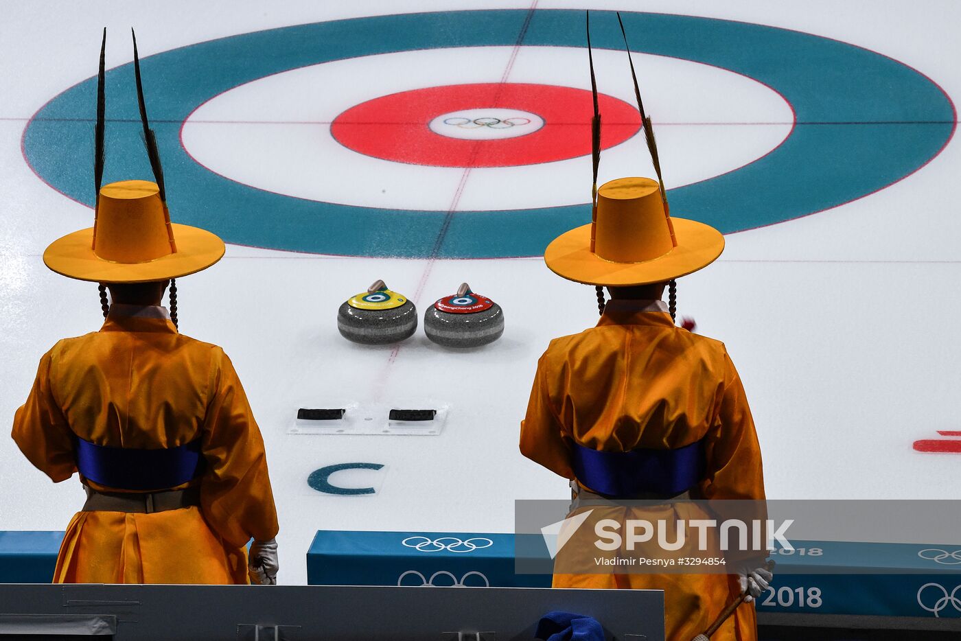 2018 Winter Olympics. Curling. Mixed. Russia vs Switzerland