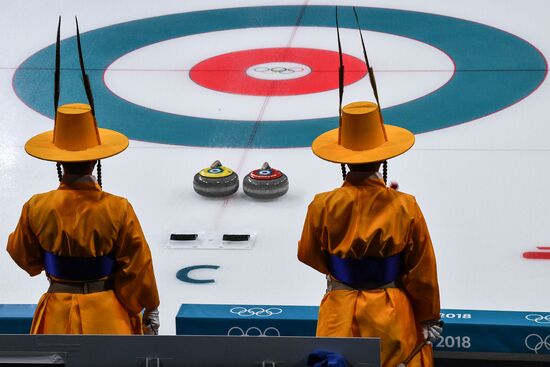 2018 Winter Olympics. Curling. Mixed. Russia vs Switzerland