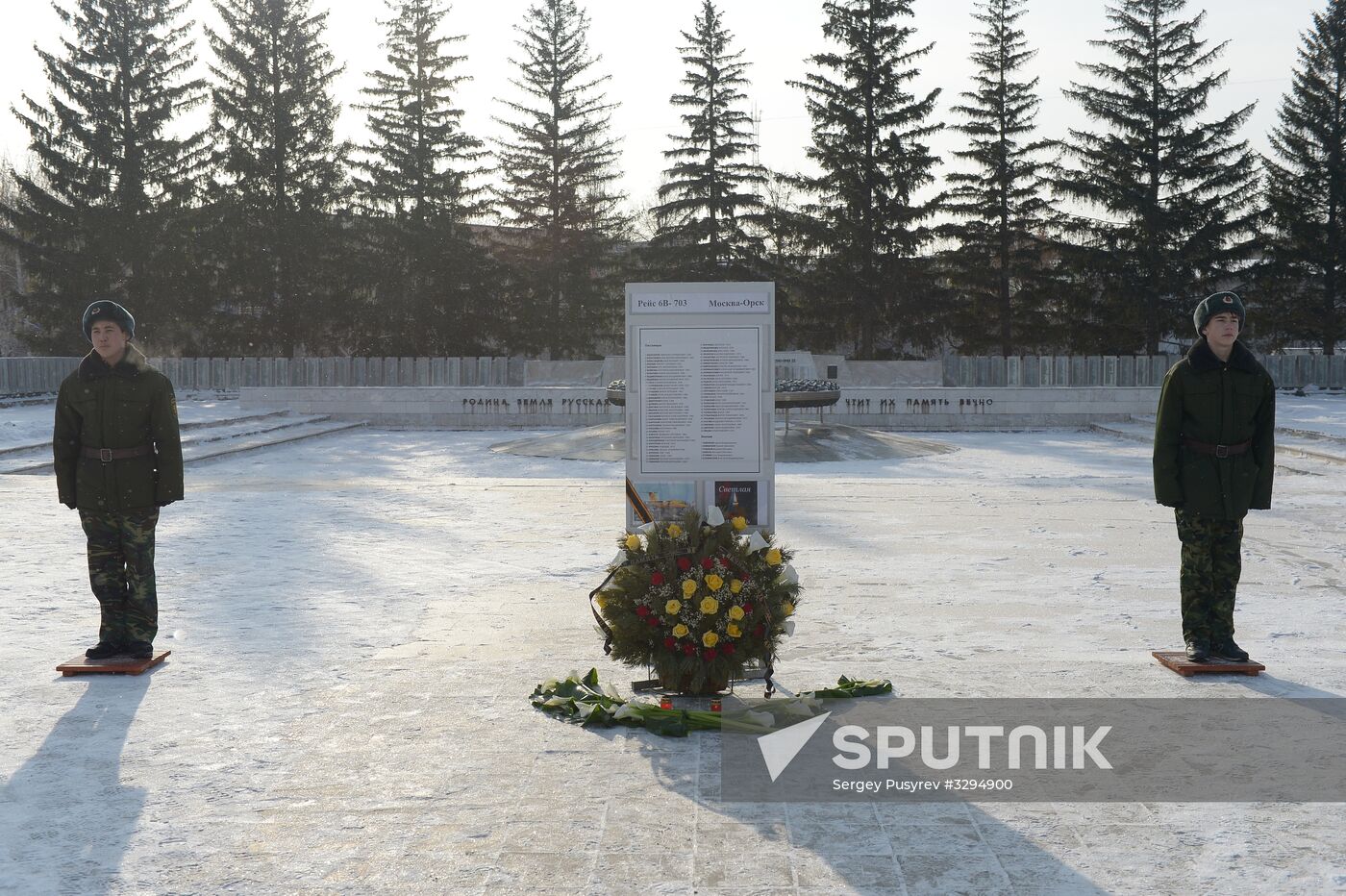 Flowers laid in memory of An-148 crash victims