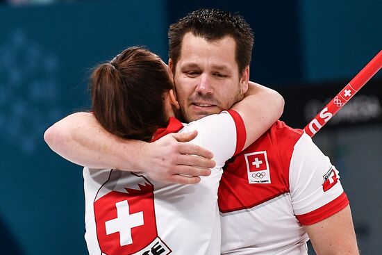2018 Winter Olympics. Curling. Mixed. Russia vs Switzerland