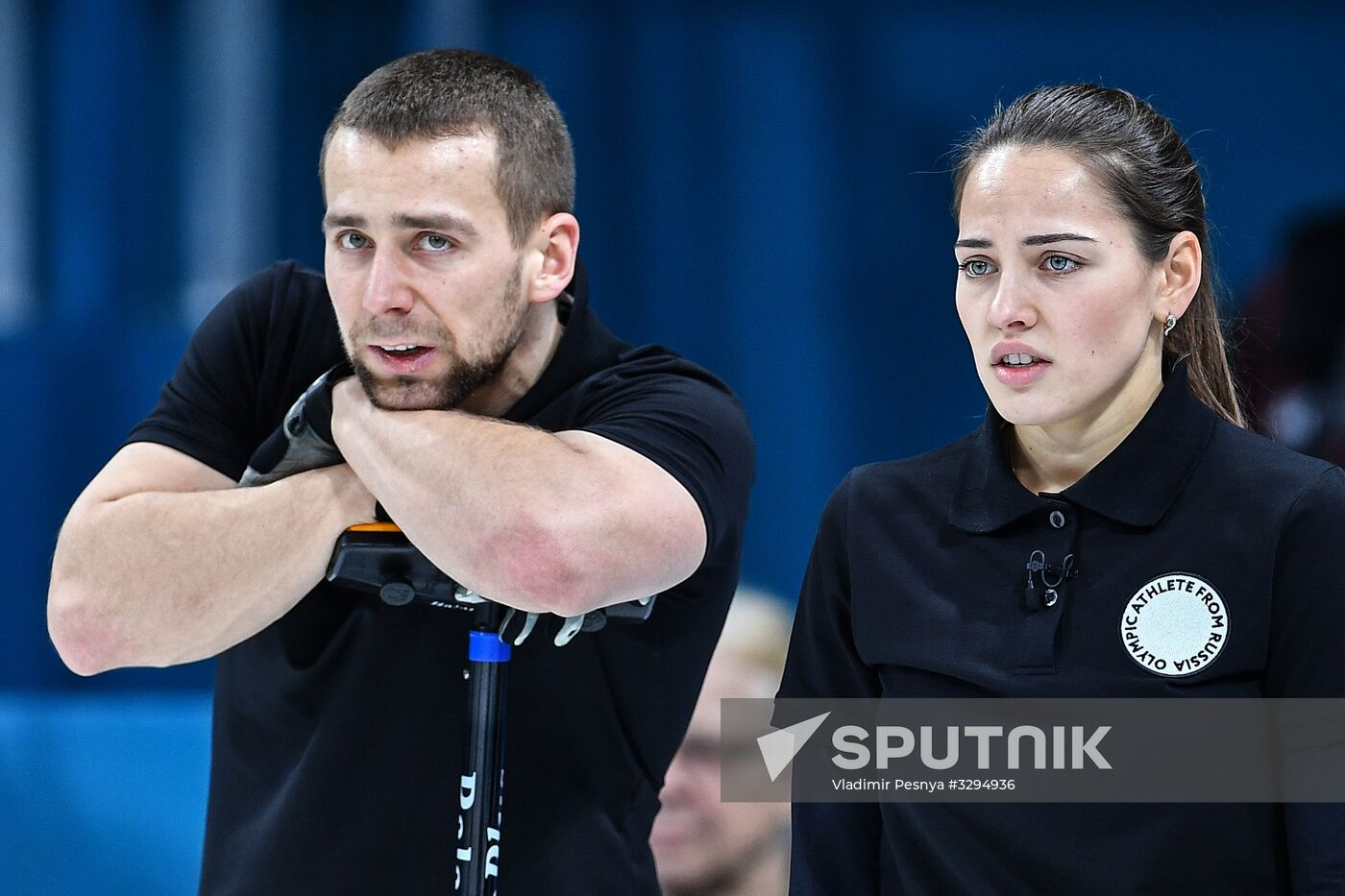 2018 Winter Olympics. Curling. Mixed. Russia vs Switzerland