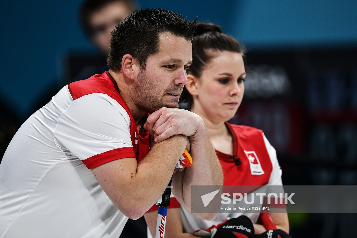 2018 Winter Olympics. Curling. Mixed. Russia vs Switzerland