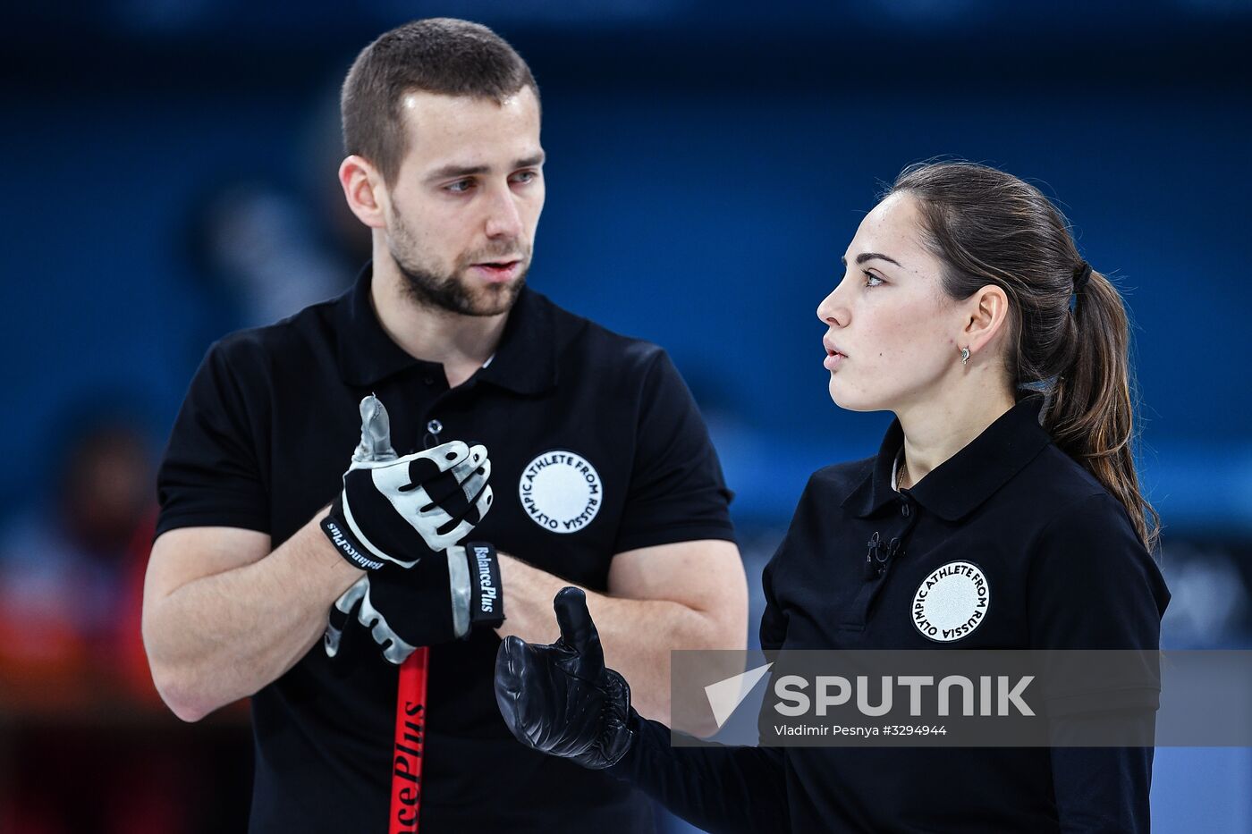2018 Winter Olympics. Curling. Mixed. Russia vs Switzerland