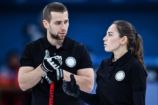 2018 Winter Olympics. Curling. Mixed. Russia vs Switzerland