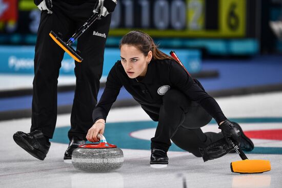 2018 Winter Olympics. Curling. Mixed. Russia vs Switzerland