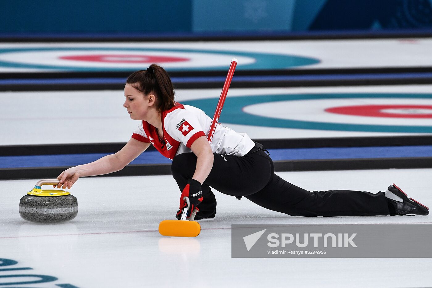 2018 Winter Olympics. Curling. Mixed. Russia vs Switzerland