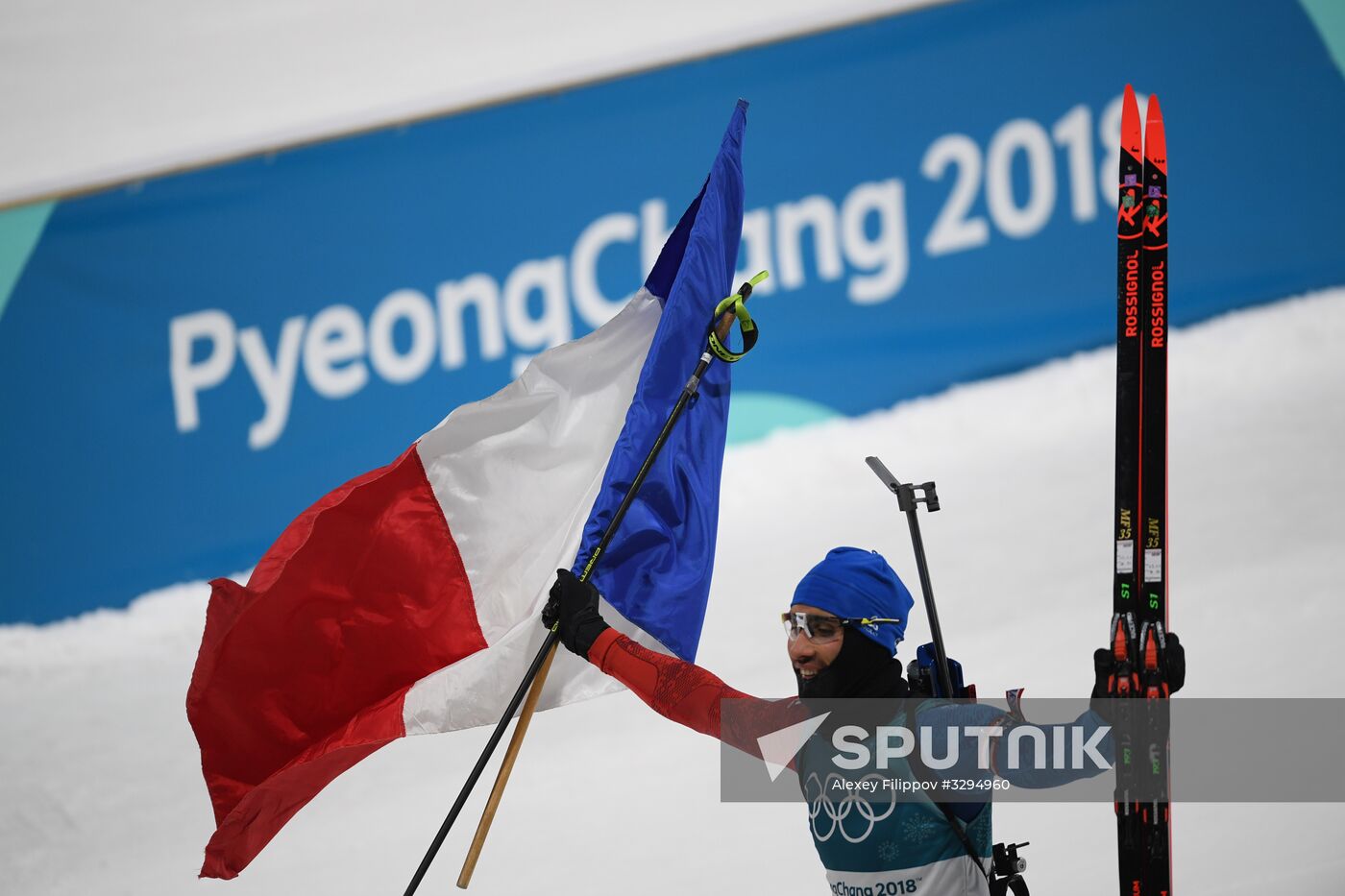 2018 Winter Olympics. Biathlon. Men. Pursuit race