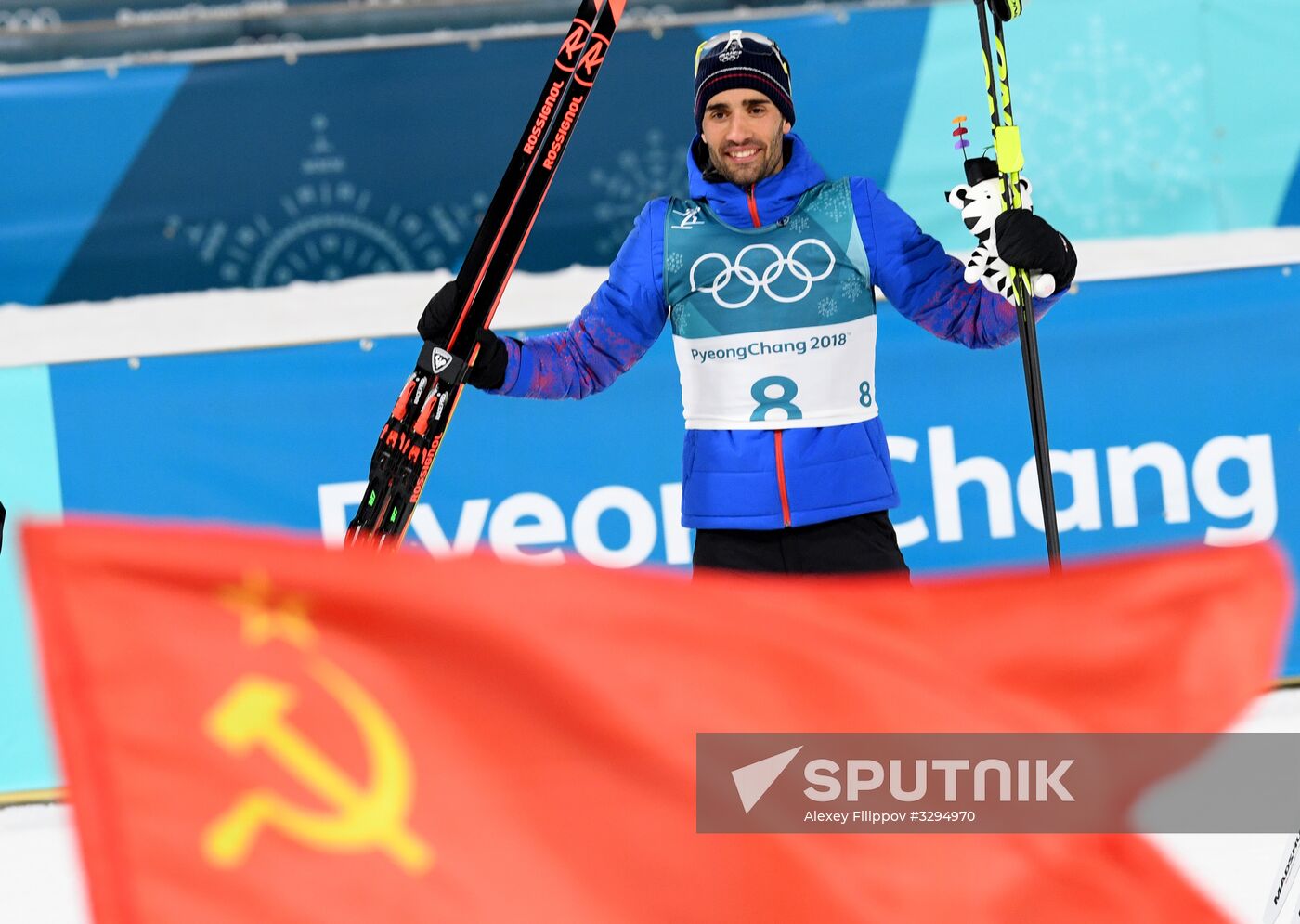 2018 Winter Olympics. Biathlon. Men. Pursuit race
