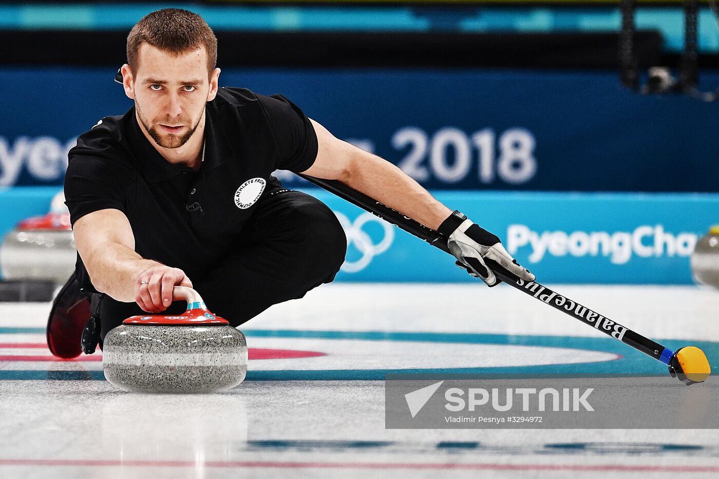 2018 Winter Olympics. Curling. Mixed. Russia vs Switzerland
