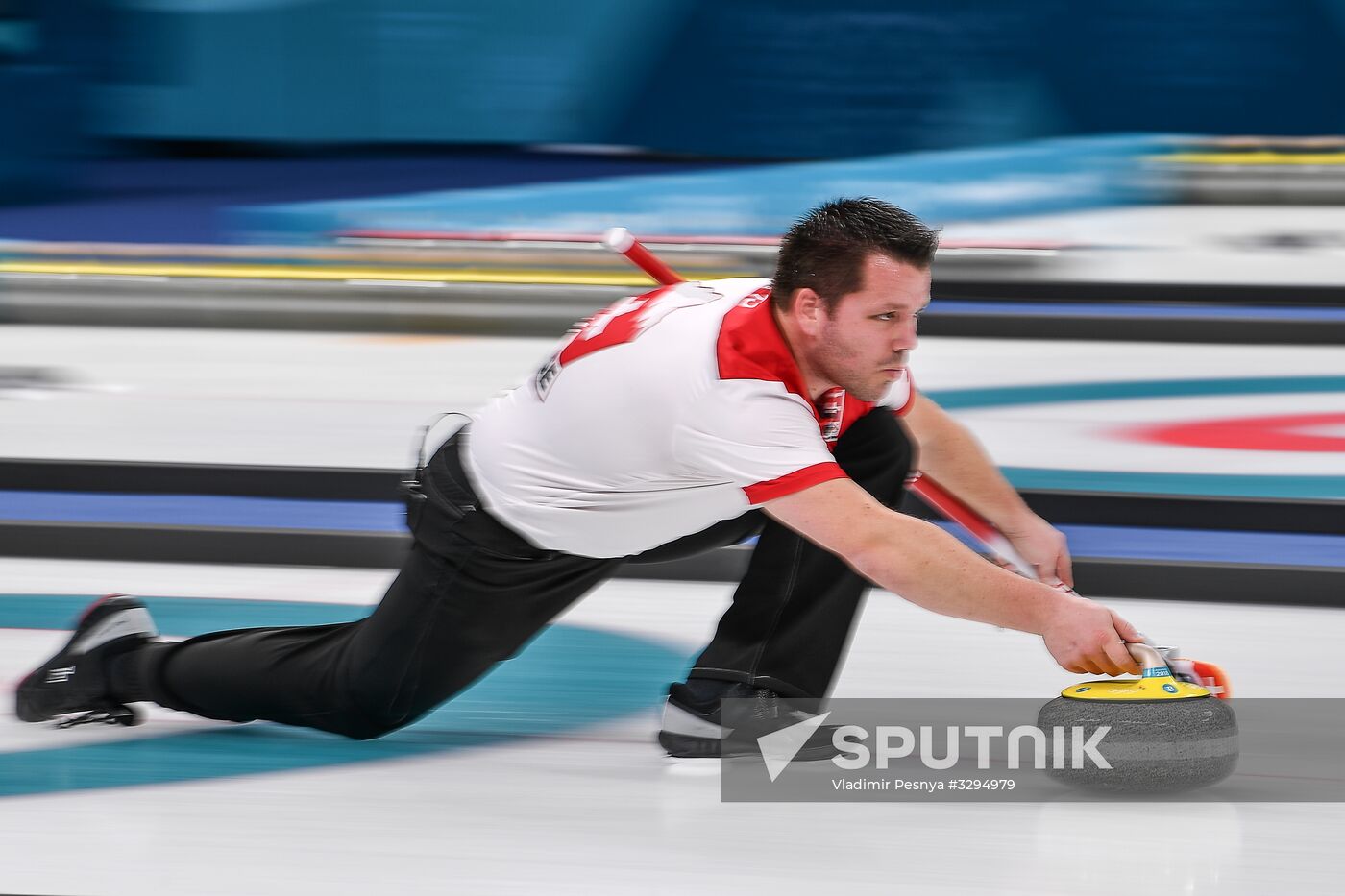 2018 Winter Olympics. Curling. Mixed. Russia vs Switzerland