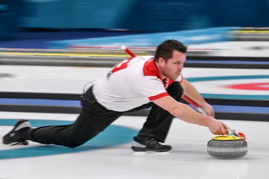 2018 Winter Olympics. Curling. Mixed. Russia vs Switzerland