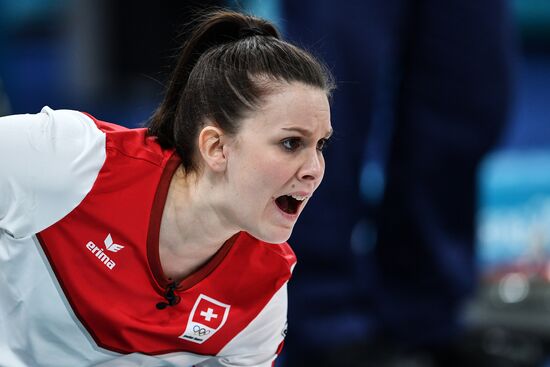 2018 Winter Olympics. Curling. Mixed. Russia vs Switzerland