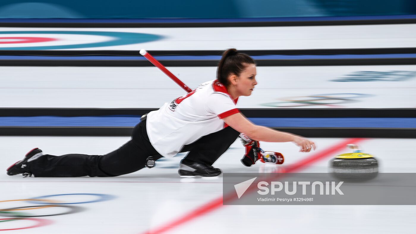2018 Winter Olympics. Curling. Mixed. Russia vs Switzerland