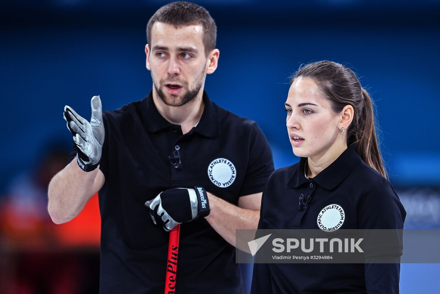 2018 Winter Olympics. Curling. Mixed. Russia vs Switzerland